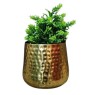 Golden Metal Planter for Home Decor Decoratives for Indoor Outdoor Balcony Living Room